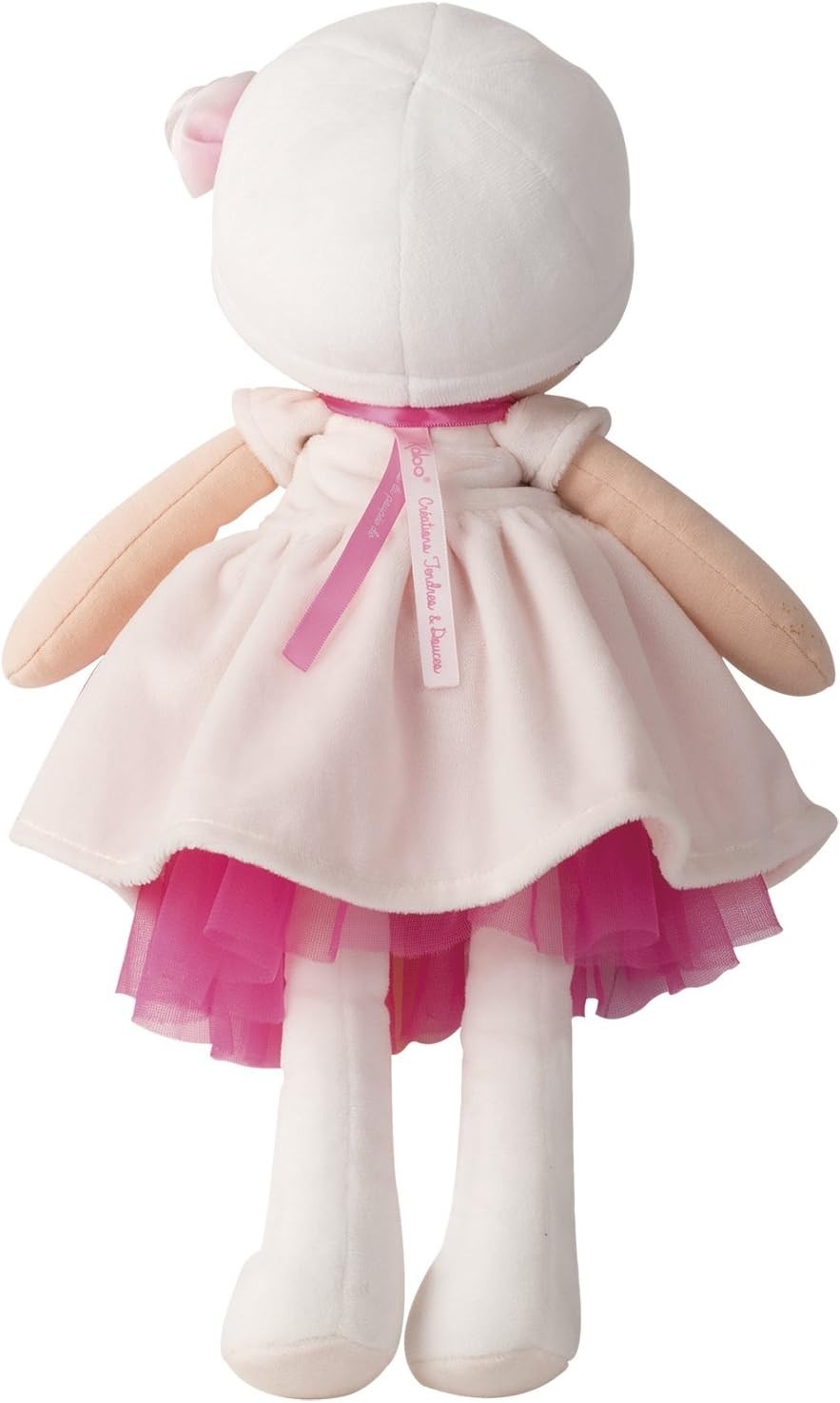 Extra Large Soft Plush Doll Pink Dress Tulle Skirt Cuddly Gift for Kids