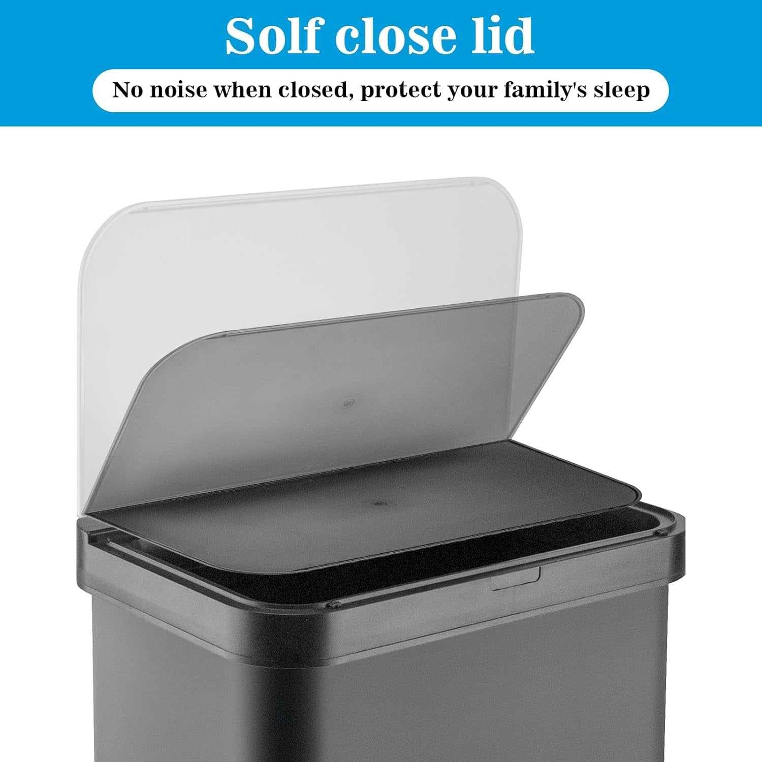 50L Automatic Sensor Kitchen Bin Touchless Electric Trash Can