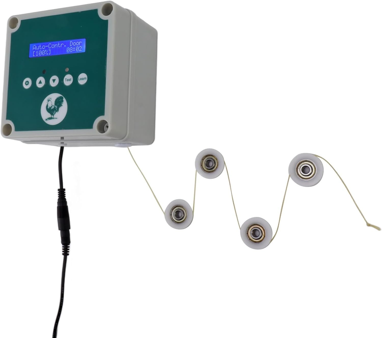 Automatic Chicken Coop Door Opener Light Sensor Timer Remote LED
