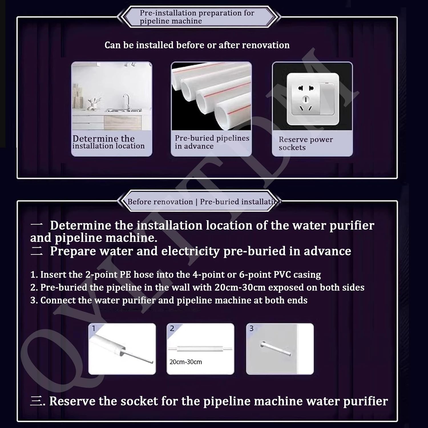 Hot Cold Water Dispenser Wall Mounted Child Lock Touch Screen Commercial