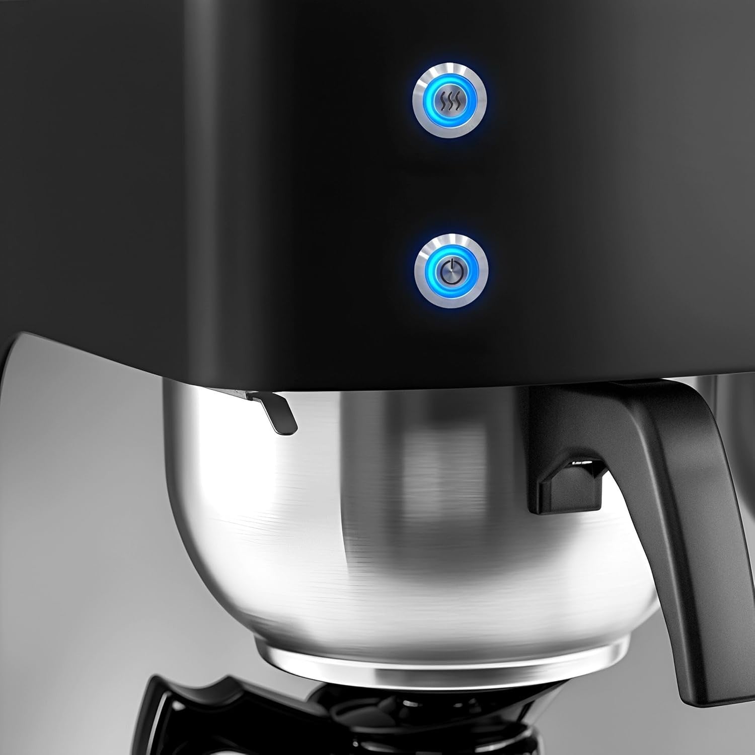 Commercial Filter Coffee Machine 2.2L Dual Warming Plates Stainless Steel