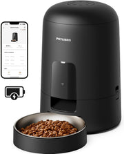 Automatic Cat Feeder WiFi App Control Rechargeable Timer Food Dispenser