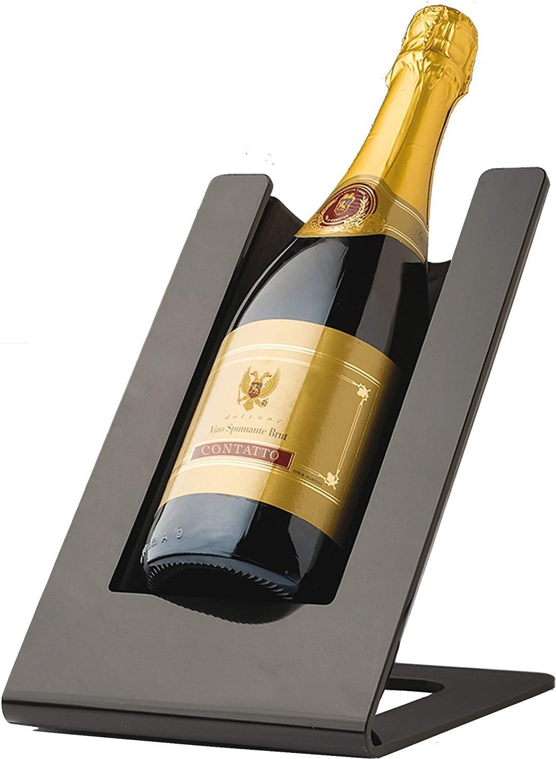 Wine Bottle Cooler Stand Ice-Free Chiller Display Holder for Champagne 75cl