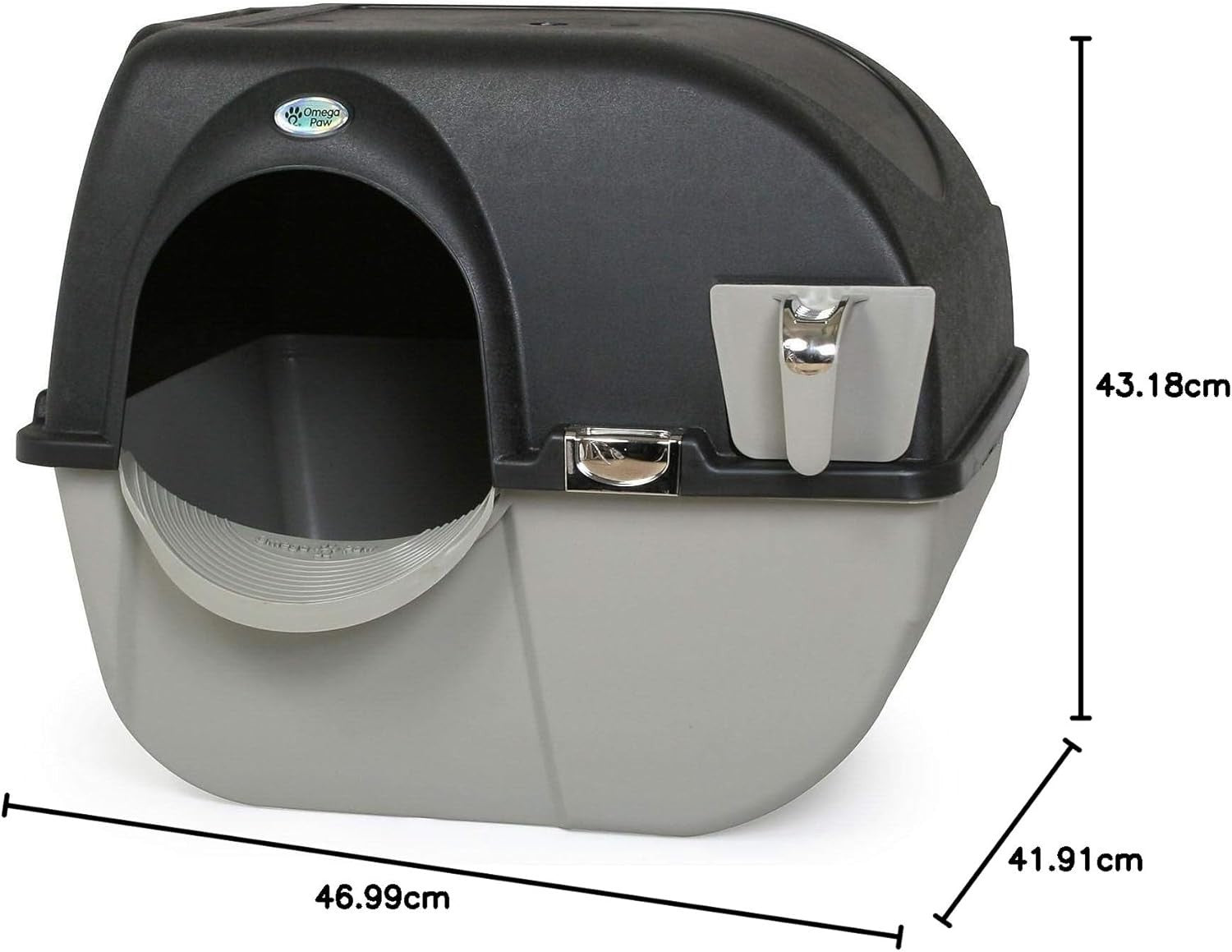 Self Cleaning Cat Litter Box Roll n Clean No Scoop Pull Out Tray