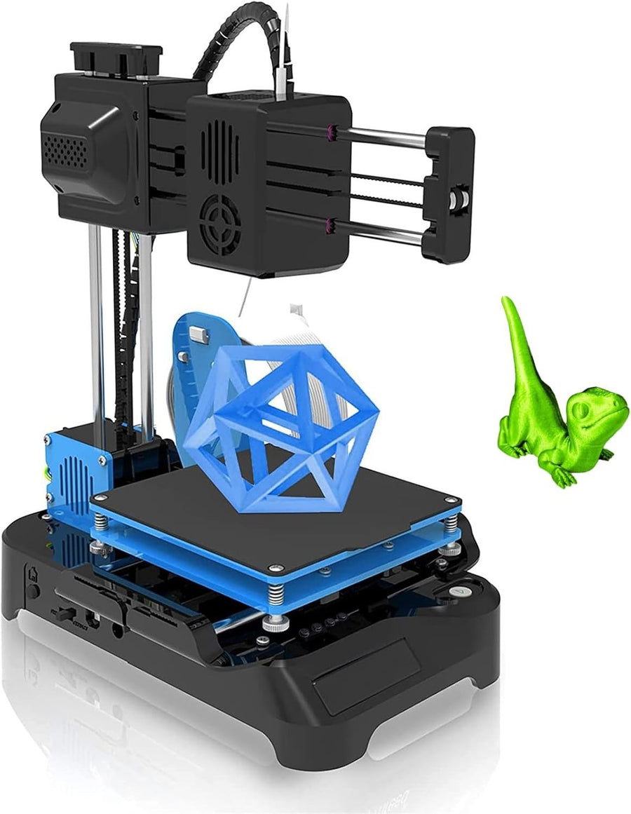 Silent Mini 3D Printer Leveling Free One Key Print 100x100x100mm