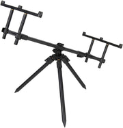Carp Fishing Rod Pod Tripod 2 & 3 Rod Adjustable Stand 61-98cm