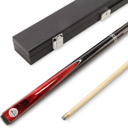42in Junior Snooker Pool Cue 2pc Ash 9.5mm Tip Kids Case Set