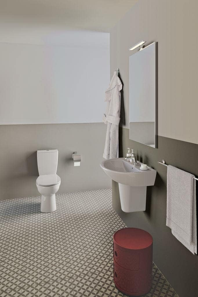 Universal Soft Close Toilet Seat White with Lid Slow-Close Bathroom WC