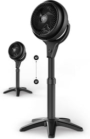 Pedestal Circulation Fan – 3-Speed Adjustable Height & Tilt Powerful Airflow