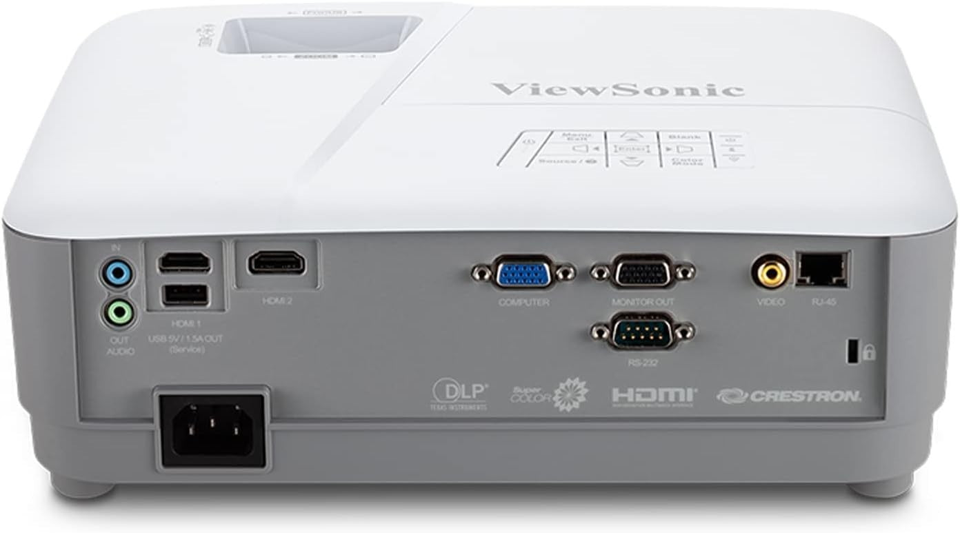 4000 ANSI XGA DLP Projector HDMI USB VGA Ceiling Mount Office