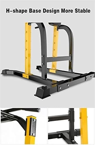 Multi-Function Power Tower Squat Rack Pull Up Dip Station 660lbs
