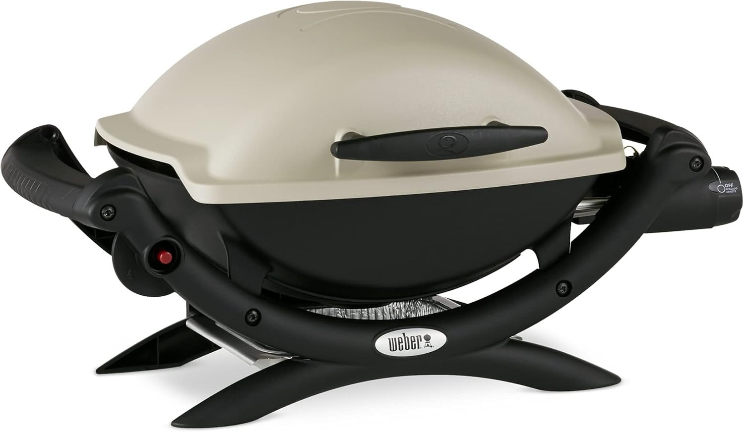Portable Gas BBQ Grill with Cast Iron Grate & Aluminium Lid | Compact