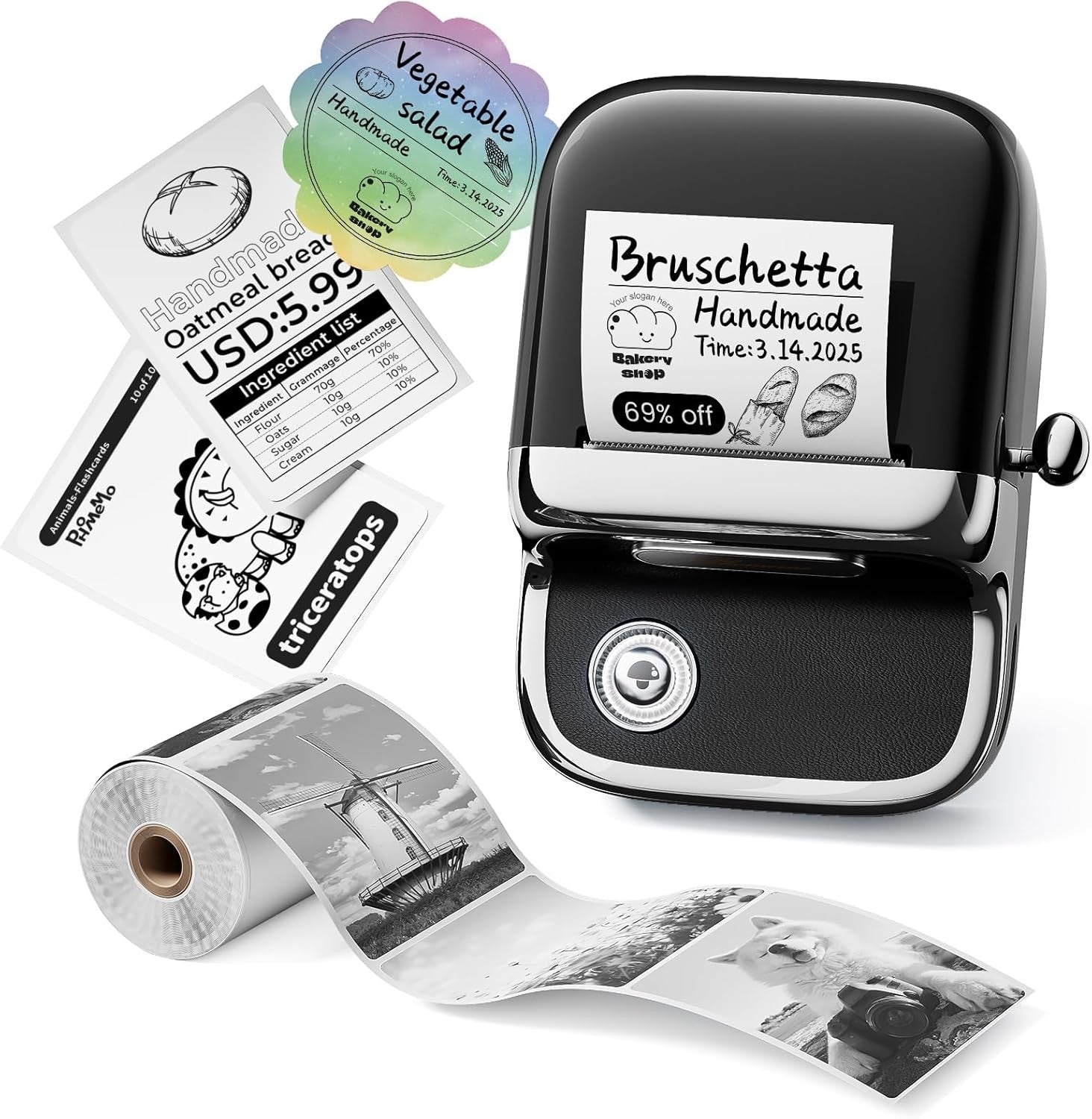 Phomemo M150 Label Maker Machine Bluetooth Thermal Sticker Printer