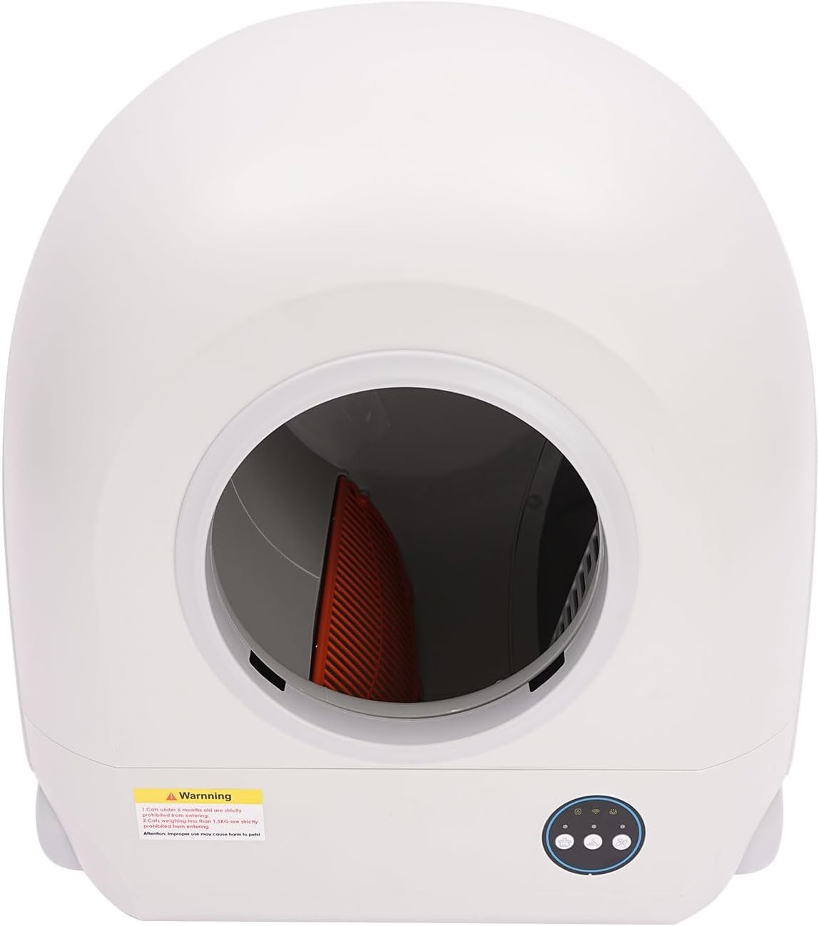 Self Cleaning Cat Litter Box 68L App Control Odor Free Smart XL
