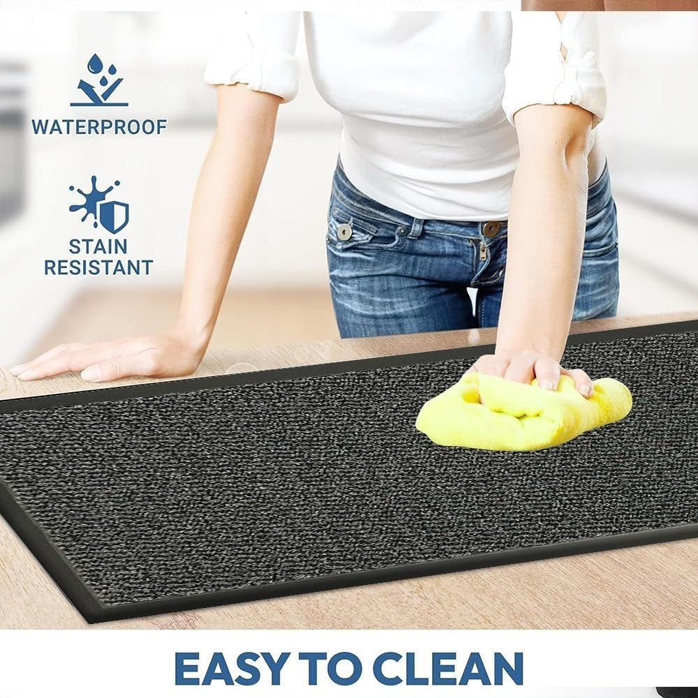Small Waterproof Door Mat 40x60cm Non Slip Indoor Outdoor Entrance Floor Rug