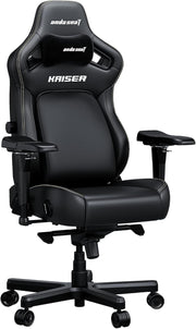 XL Ergonomic Gaming Chair Reclining Pop-Out Lumbar Black