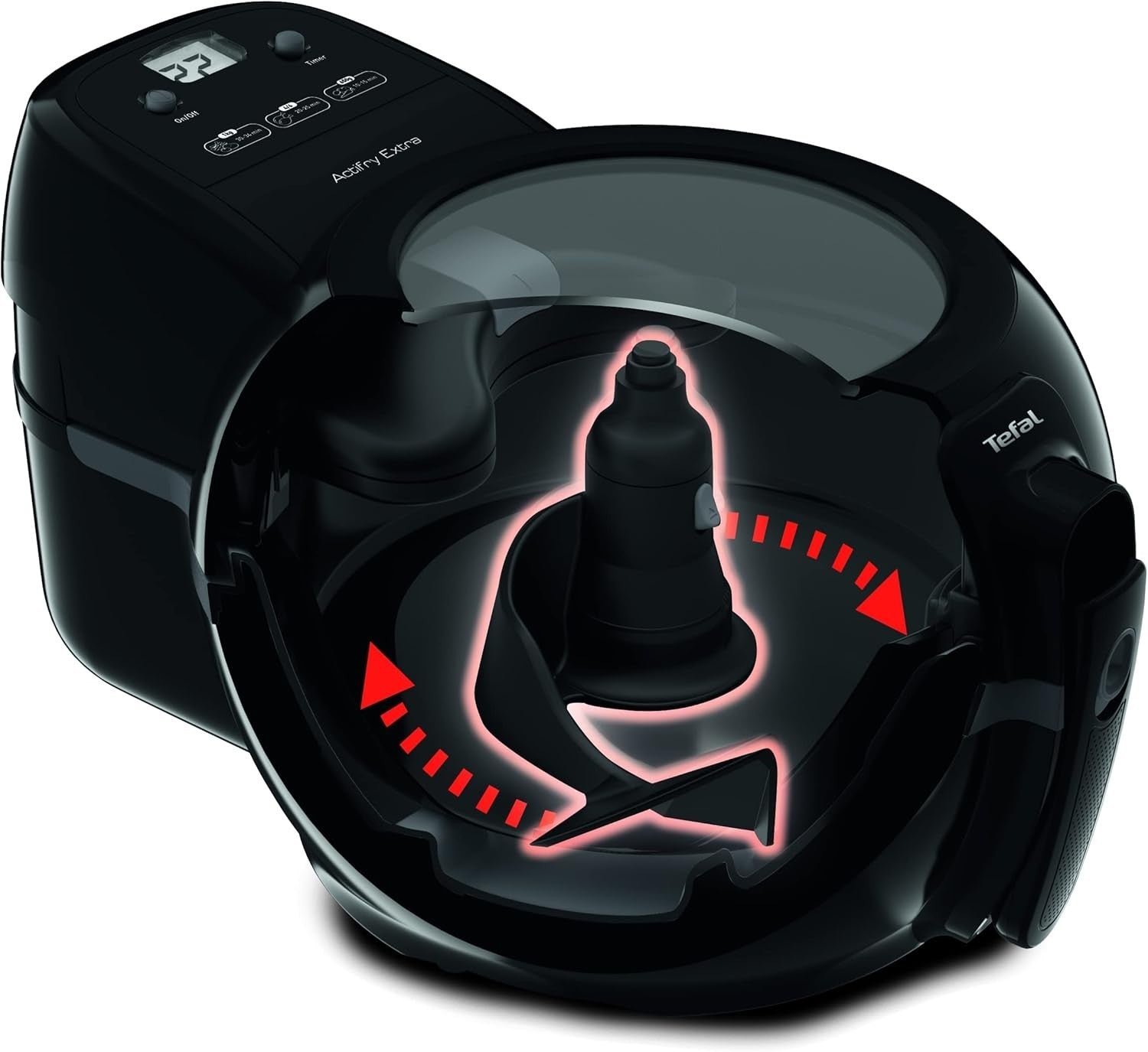 Healthy Air Fryer 1.2kg | Low-Oil Cooking | Auto Stir | Odourless | Family Size