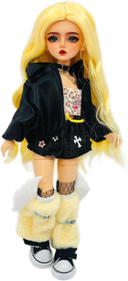 12 Inch Ball Jointed Doll 1/6 Scale Fully Articulated Outfit Set