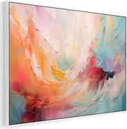 Large Abstract Canvas Wall Art 123x82cm Framed Modern XXL