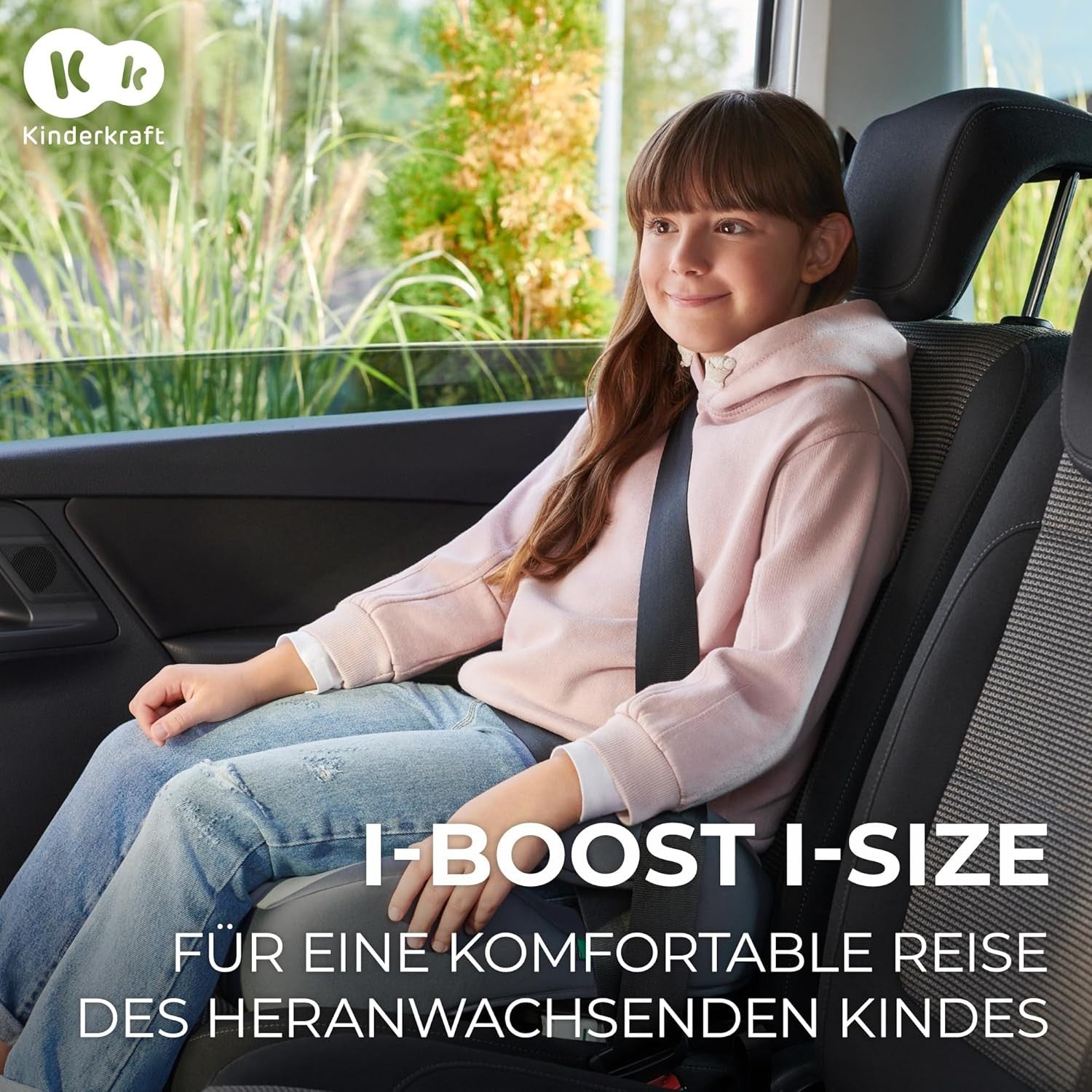 i-Size Booster Seat 135–150cm ISOFIX Group 2/3 Kids Car Seat