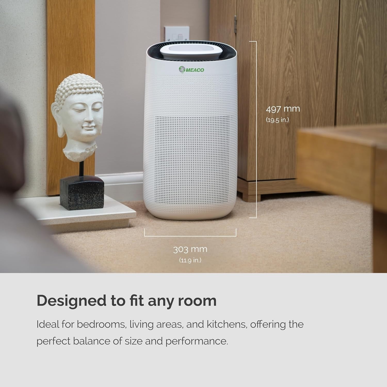 Smart WiFi Air Purifier HEPA Large Room Allergy Dust Smoke Control