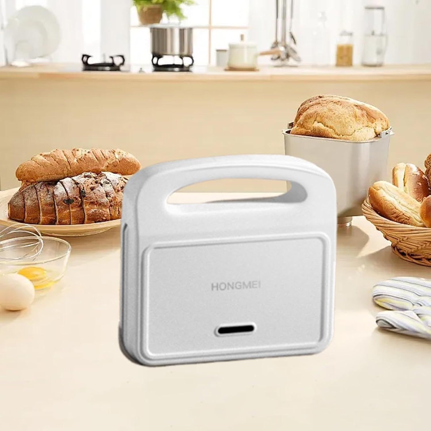 Multifunctional Panini & Sandwich Maker Non-Stick Breakfast Grill