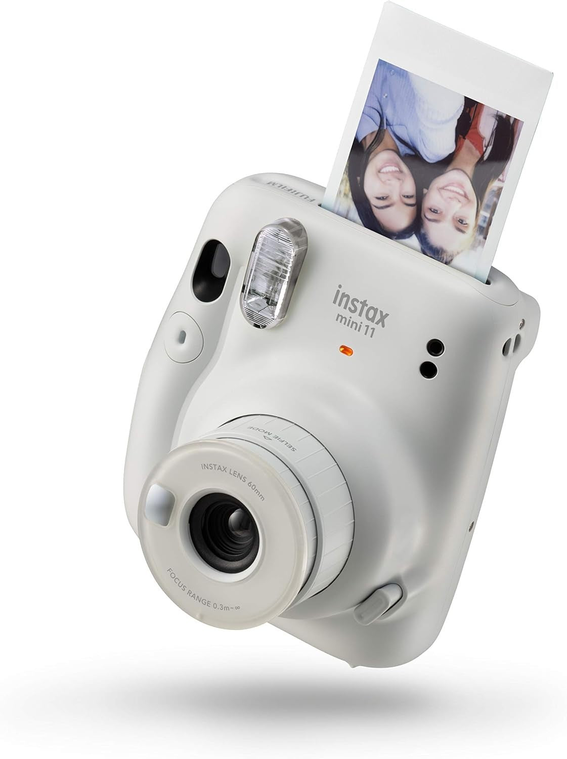 Instant Camera Selfie Mirror Auto Exposure Mini Photo Camera White
