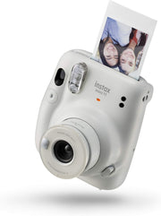 Instant Camera Selfie Mirror Auto Exposure Mini Photo Camera White