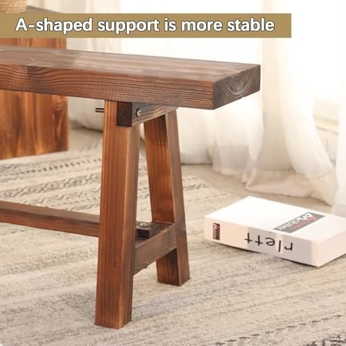 Rustic Farmhouse Wooden Bench – Dining, Entryway & Bedroom Seating 180x28x42cm