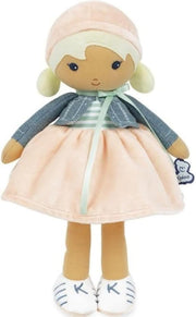 32cm Soft Fabric Baby Doll Modern Style Cuddly First Doll Name Ribbon Gift