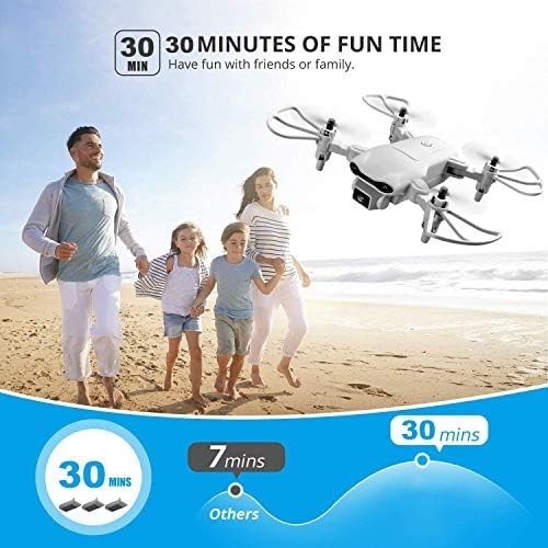 720P HD Mini Drone w/ Camera 3D Flip Headless Mode Foldable FPV Quadcopter Kids