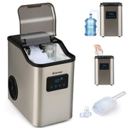 Nugget Ice Maker Countertop 24kg/24H Self Cleaning Timer 2.5L Tank