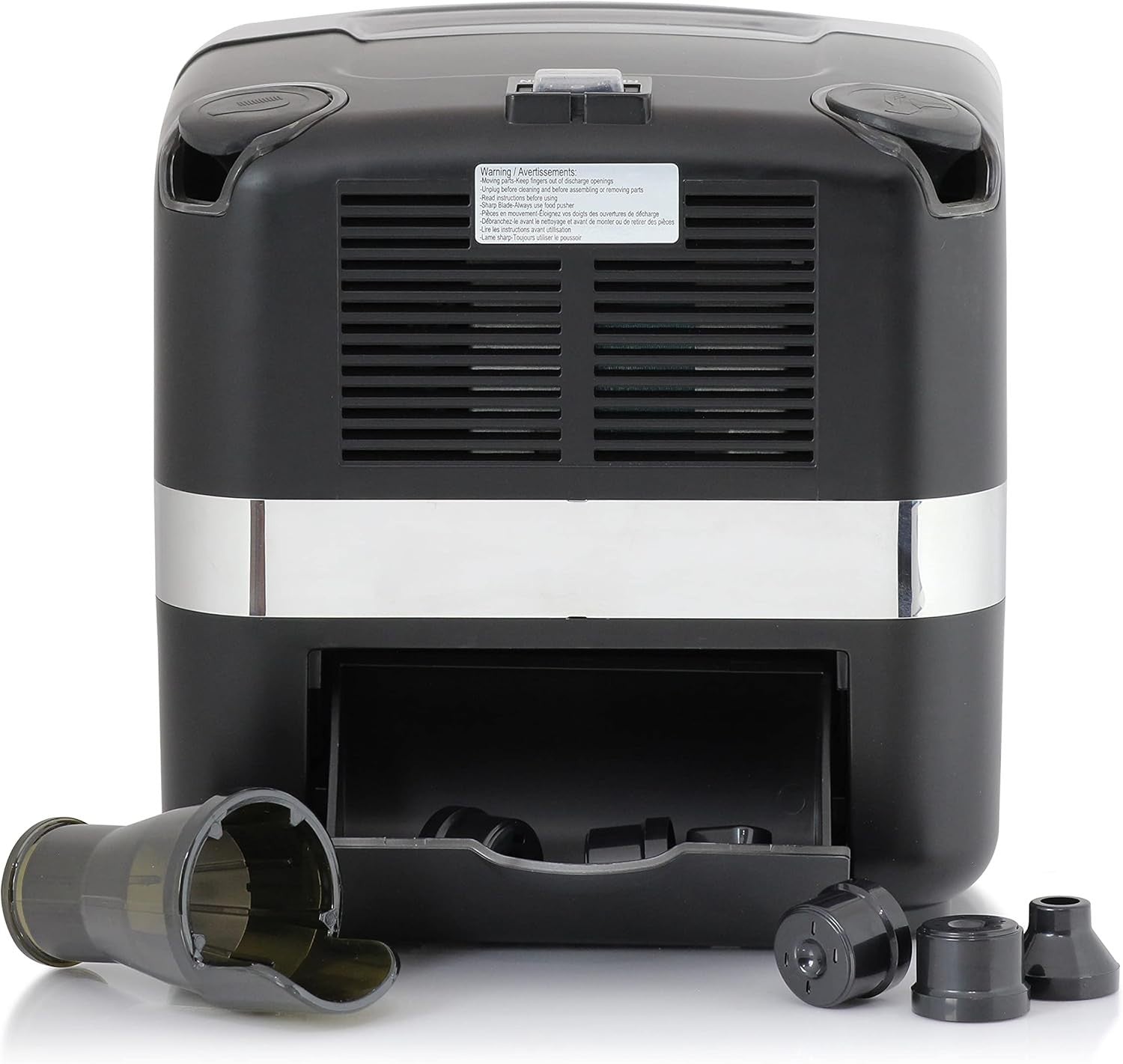 Cold Press Slow Juicer 8-in-1 Nutrition System Auto Reverse Compact