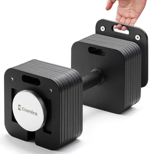 36kg Adjustable Dumbbell Single 2kg Increments Alloy Steel Safe Lock Gym