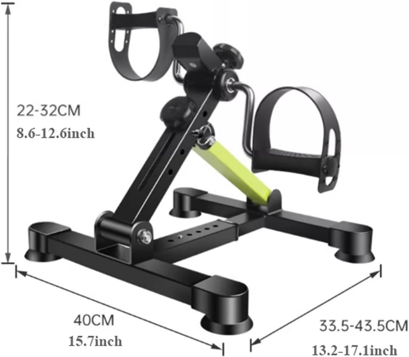 Indoor Pedal Exerciser Under Desk LCD Adjustable Arm Leg Trainer