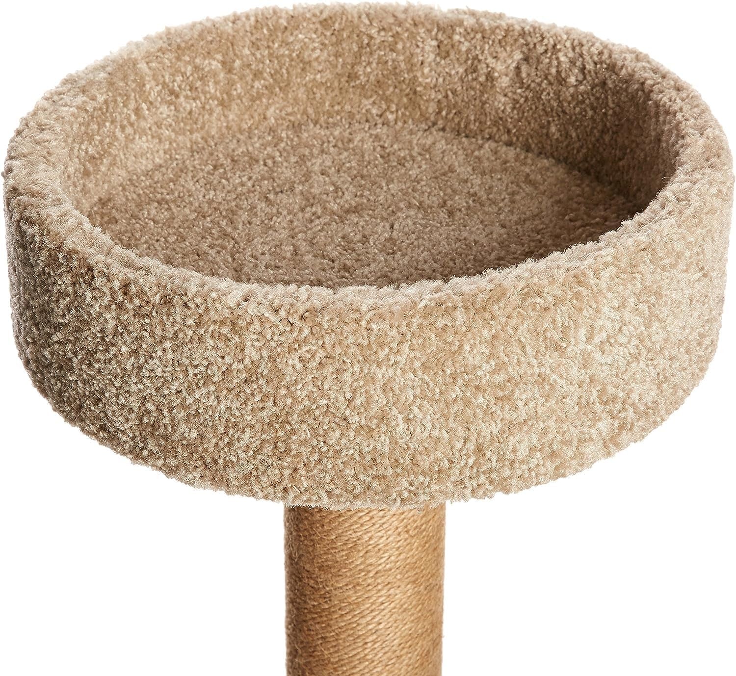 80cm Cat Tree Tower Scratching Posts with Top Bed Compact Indoor Cat Stand