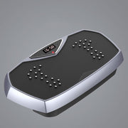 Grey Vibration Plate Exercise Machine Quiet Home Fitness Platform