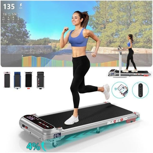 Compact 4-in-1 Walking Treadmill 3HP Home Fitness Under Desk Portable