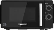 Compact 20L Microwave Oven 800W Manual Control 10 Power Levels Kitchen