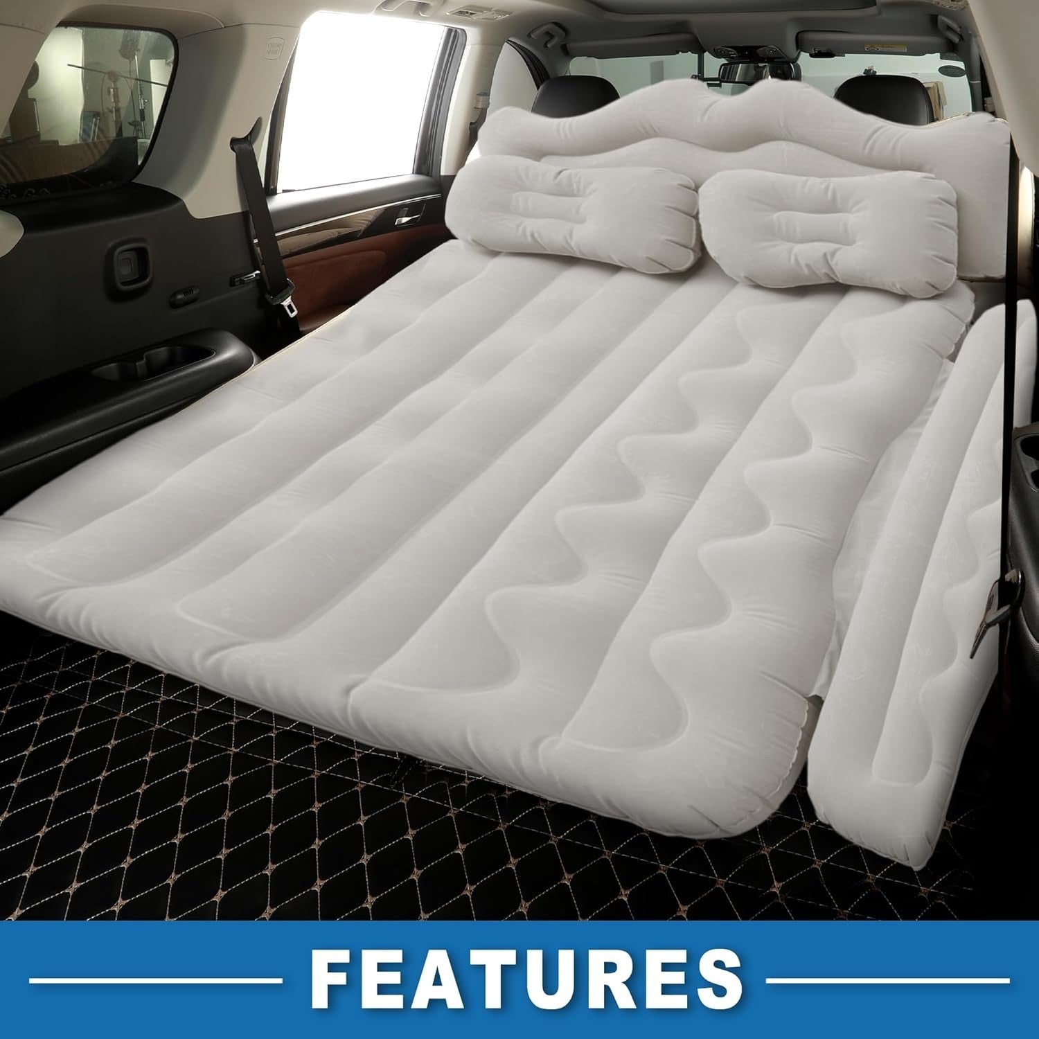 Car Air Mattress 170x110x14cm Inflatable Back Seat Bed Camping Mat