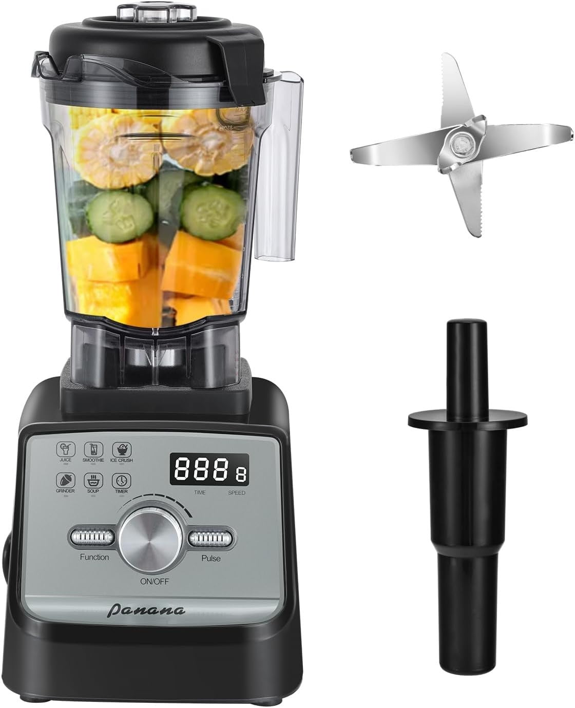 2200W ‎1.93 kgBlender Ice Crush Food Mixer 1.93L Jug Pulse Control