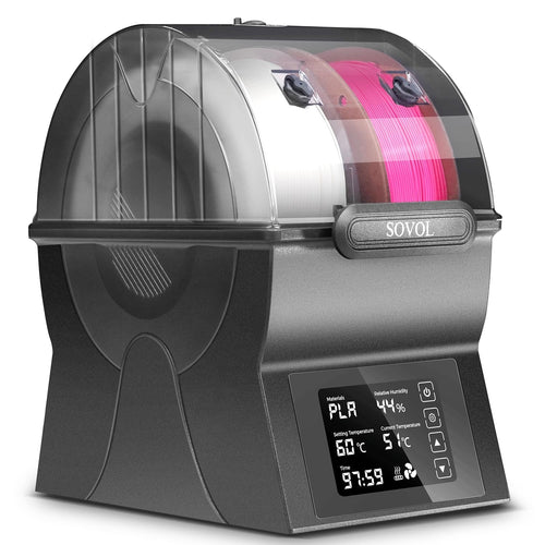 Dual Spool Filament Dryer Box 150W Heater Touch Screen 70C
