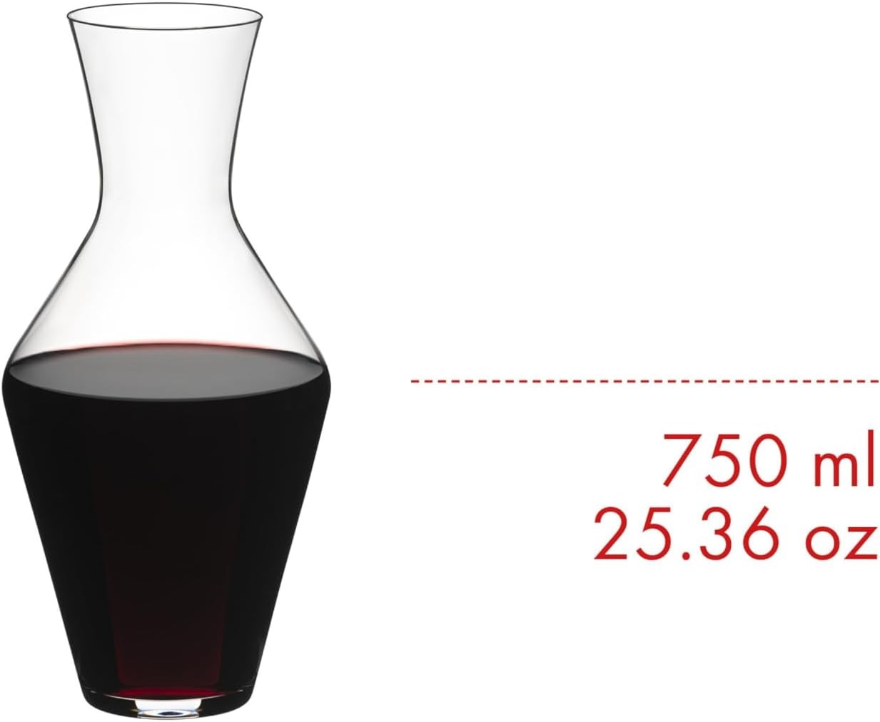 Elegant 1300ml Crystal Wine Decanter – Sleek Aerator Carafe for Red & White Wine