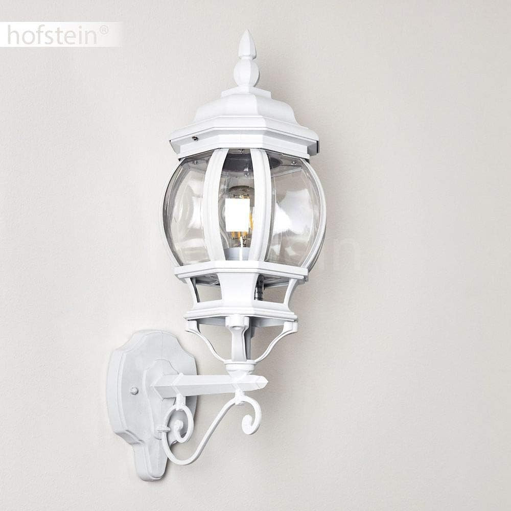 Lentua Outdoor Wall Light – White Antique Aluminum IP44