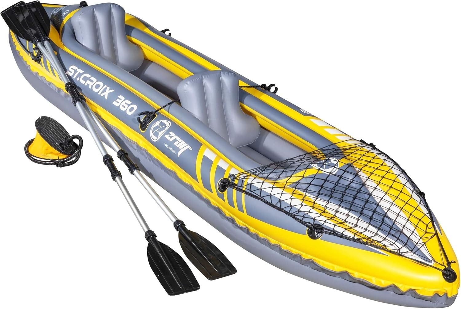 2 Person Inflatable Kayak Set w/ Paddles Pump Carry Bag DL155