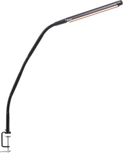 LED Desk Lamp Adjustable Brightness Black Reading Lamp Flexible Arm
