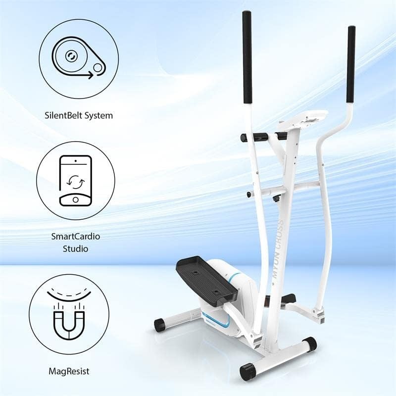 Elliptical Cross Trainer Home Fitness Machine LCD Display Heart Rate Monitor