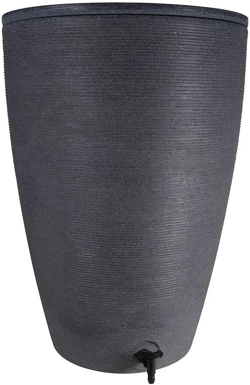 120L Ash Garden Water Butt with Lid – Durable HDPE Rainwater Collector