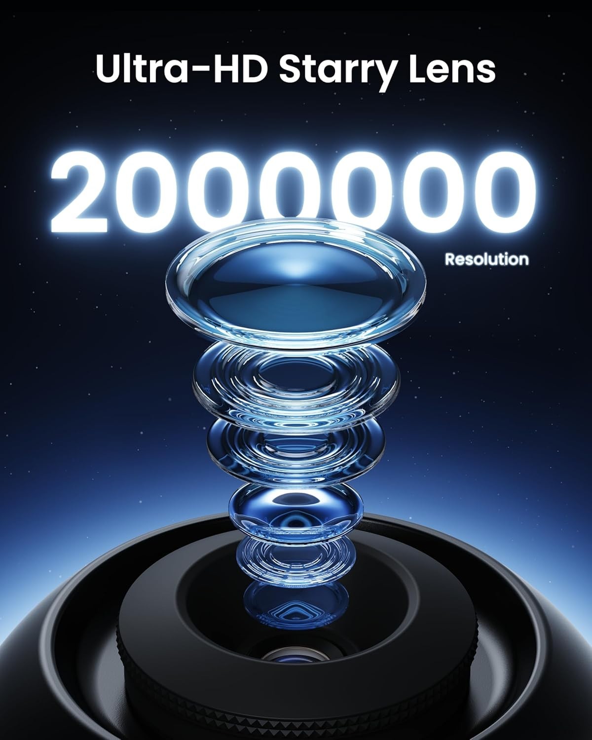 Galaxy Star Projector Planetarium Light HD Disc Sleep Kids Gift