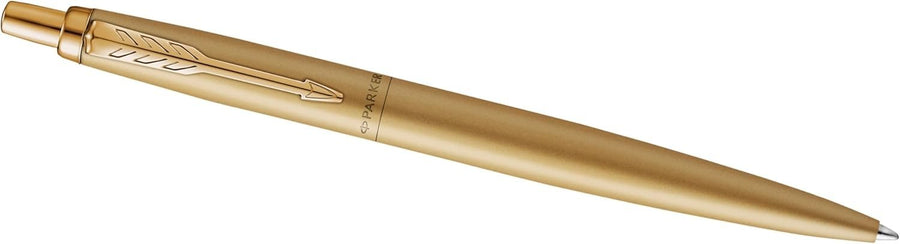 Luxury Ballpoint Pen – Monochrome Gold, Medium Blue Ink, Retractable